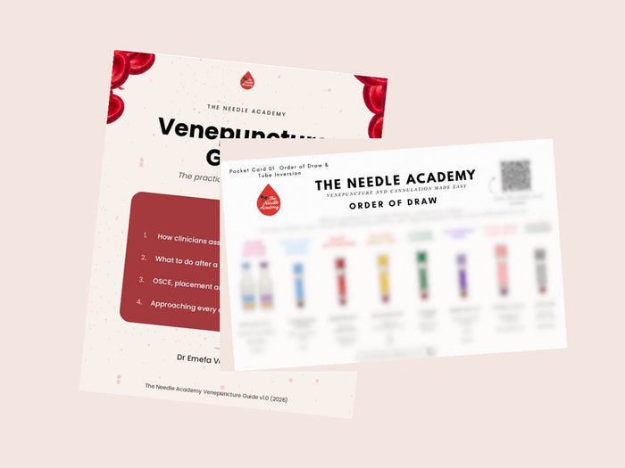 Starter Bundle — Venepuncture Guide + Order of Draw Lanyard Card